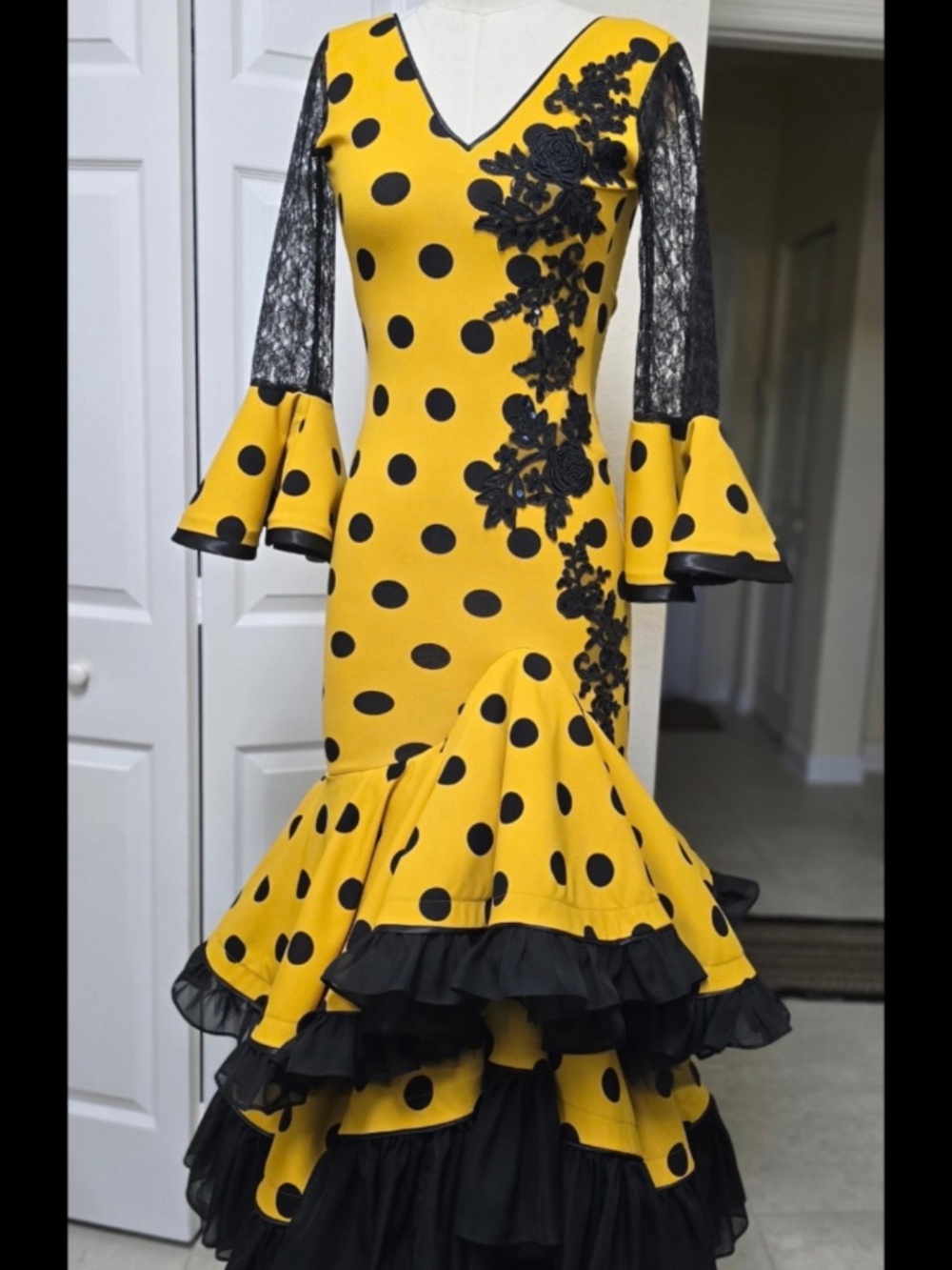 Flamenca Sevillana Dress custom made